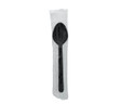 Teaspoon, HW, Ind Wrapped, Black, PP  - 1000