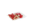 Bamboo Pick, Red, 3.5" - 100 pcs