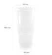 42 oz PP Clear Cold Cup, (115mm) - 300 Pcs