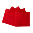 Napkin, Beverage, 9.5" x 9.5",  2 Ply Premium, 1/4 Fold, Red - 1,000 pcs Napkin, Beverage, 9.5" x 9.5",  2 Ply Premium, 1/4 Fold, Red - 1,000 pcs