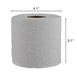 2-ply Toilet Tissue Paper Rolls - Case of 96 Rolls