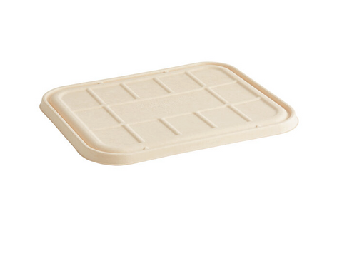 Flat Fiber Lid Half Size (104 to 120-oz) Catering Pans - 25 pcs