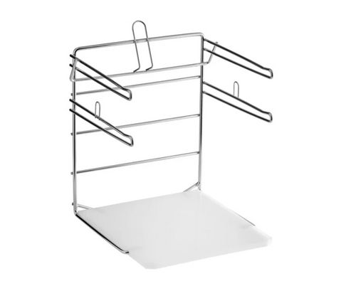T-Shirt Bag Rack/Stand, Chrome - 1 Each