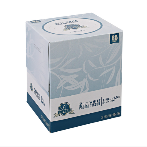 Facial Tissue, Cubed, 2 Ply, Empress, 36/85 - 36 Boxes