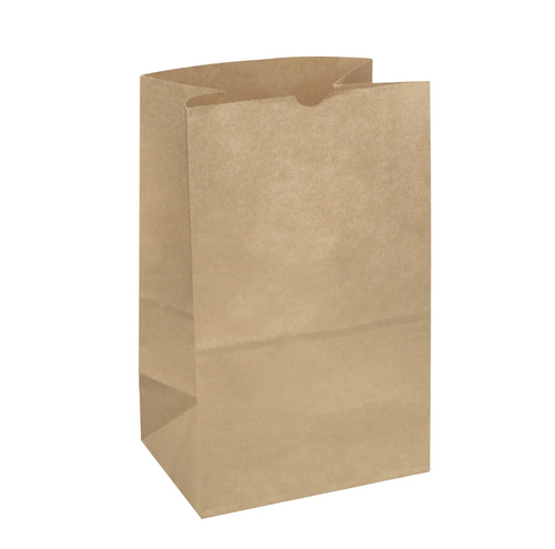 Paper Bag, 20 lb (Shorty), Kraft - 500 pcs
