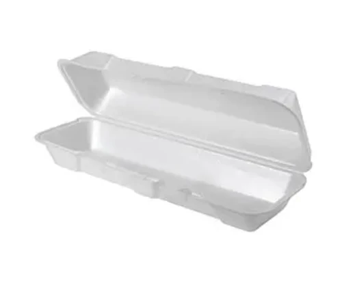 Genpak Foam Hinged Container - Hoagie,  13" x  4.5" x  3" -  200 cs
