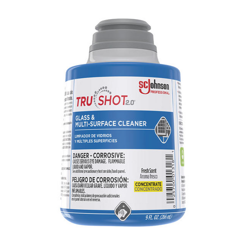 SC Johnson Professional TruShot 2.0 Glass & Multi-Surface 9 oz Cleaner Concentrate - 4 pcs