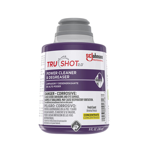SC Johnson Professional TruShot 2.0 Power Cleaner/Degreaser 9 oz Concentrate - 4 Pcs