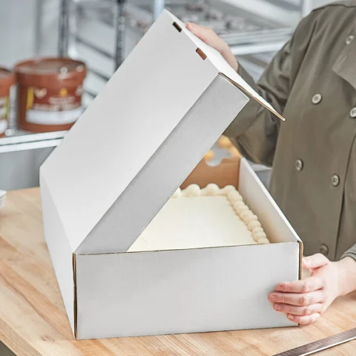 Catering Box, White, 13" x 10.88" x 3", 50ct
