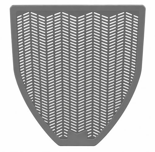 Hospeco Urinal Floor Z-Mat Deodorized Fresh Scent Gray - 6 / cs