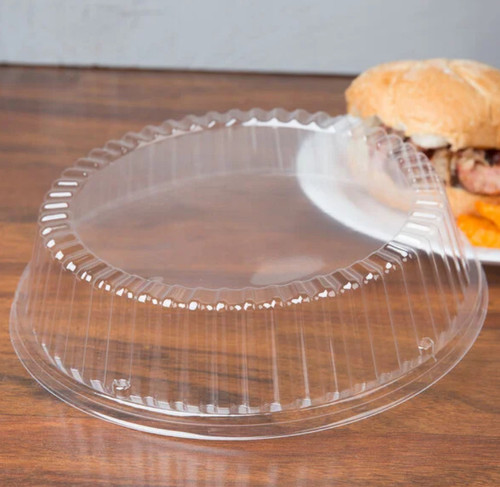 Dart CL9P 9" Clear Plastic Dome Plate Cover - 500/Case