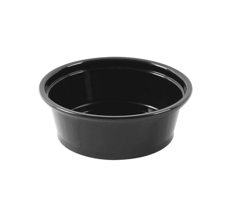1.5 oz Portion Cups, PP, Black (60mm) - 2,500 pcs