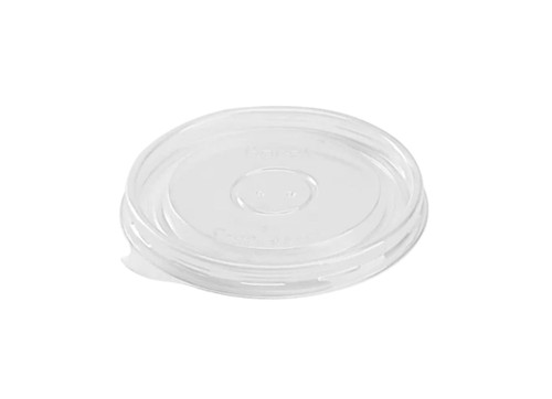 6-16 oz PP Flat Food Container Lid & 6-16oz Gourmet Line (96mm) - 1000 pcs