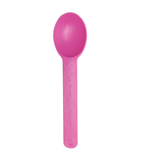 Eco-Friendly Ice Cream Spoon, Heavy-Weight_Pink-1000 Pcs