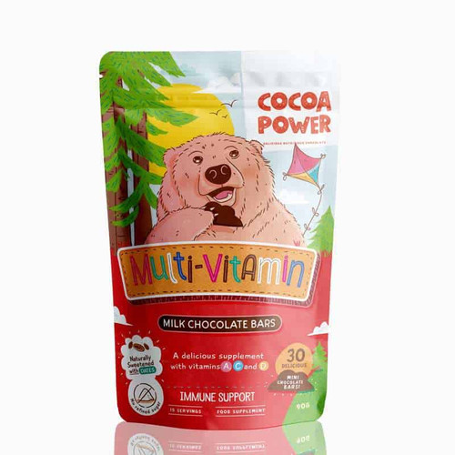 Cocoa Power Kids Multivitamin Chocolate – Delicious Vitamins A, C & D for Immune Support MVC1690 Cocoa Power Chocolate