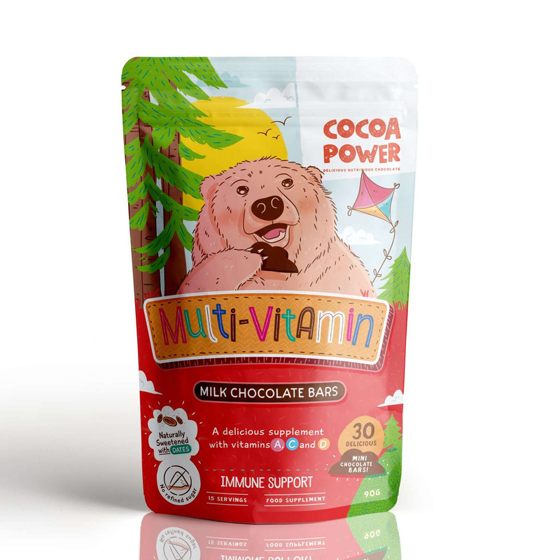 Kids Vitamin Real Chocolate Supplement MVC1690 Cocoa Power Chocolate