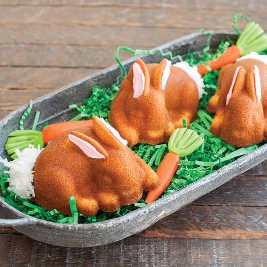 Baby Bunny Cakelet Pan 31 x 31 x 6cm Baby Bunny Cakelet Pan 31 x 31 x 6cm