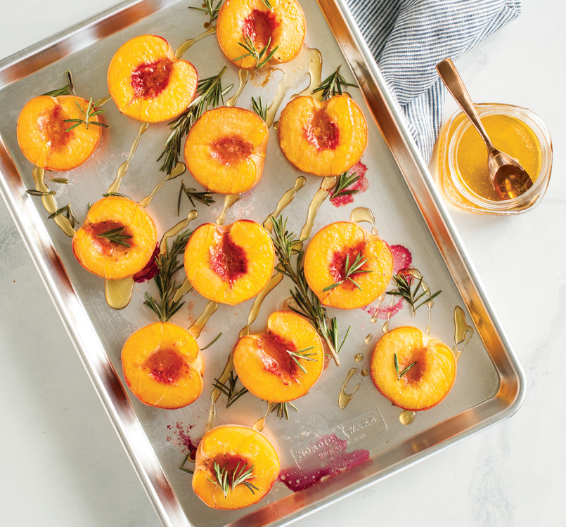 Rosemary Baked Peaches