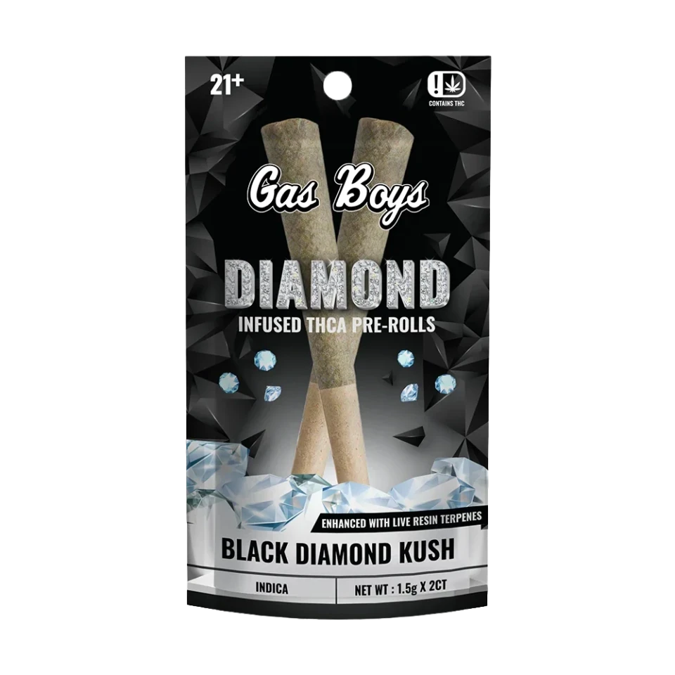 Gas Boys - Diamond Infused THC-A Preroll - 1.5g - 2 Count