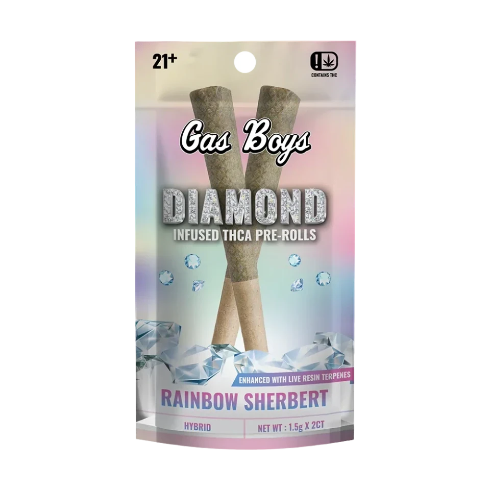 Gas Boys - Diamond Infused THC-A Preroll - 1.5g - 2 Count