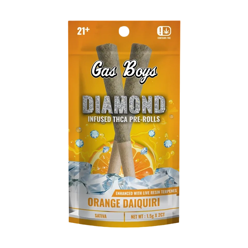 Gas Boys - Diamond Infused THC-A Preroll - 1.5g - 2 Count