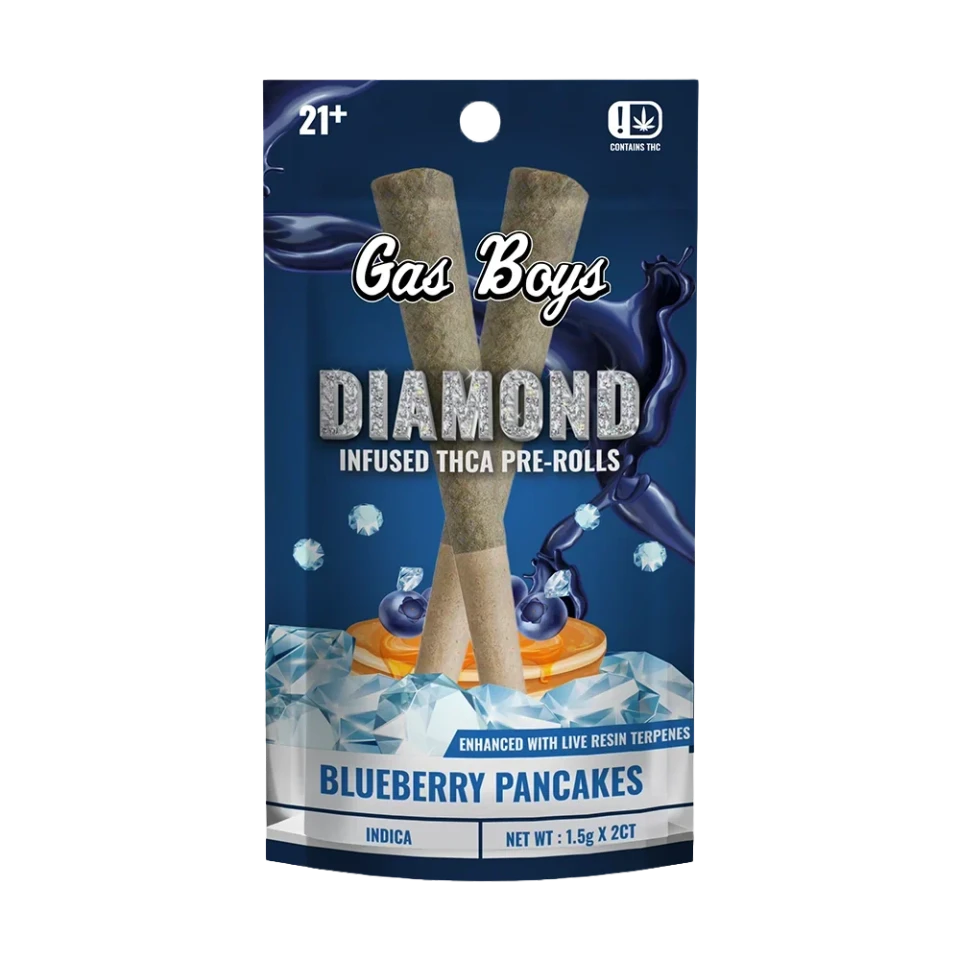 Gas Boys - Diamond Infused THC-A Preroll - 1.5g - 2 Count