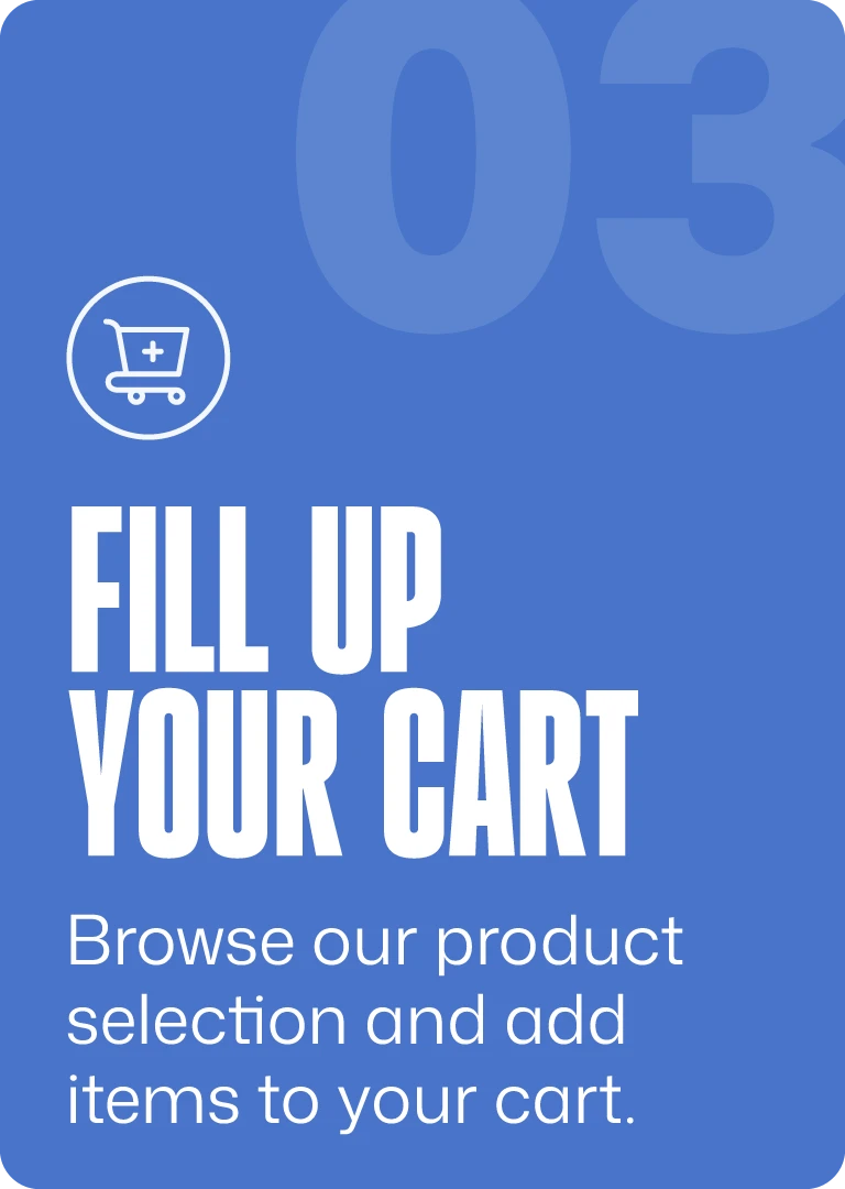 Fill up your cart