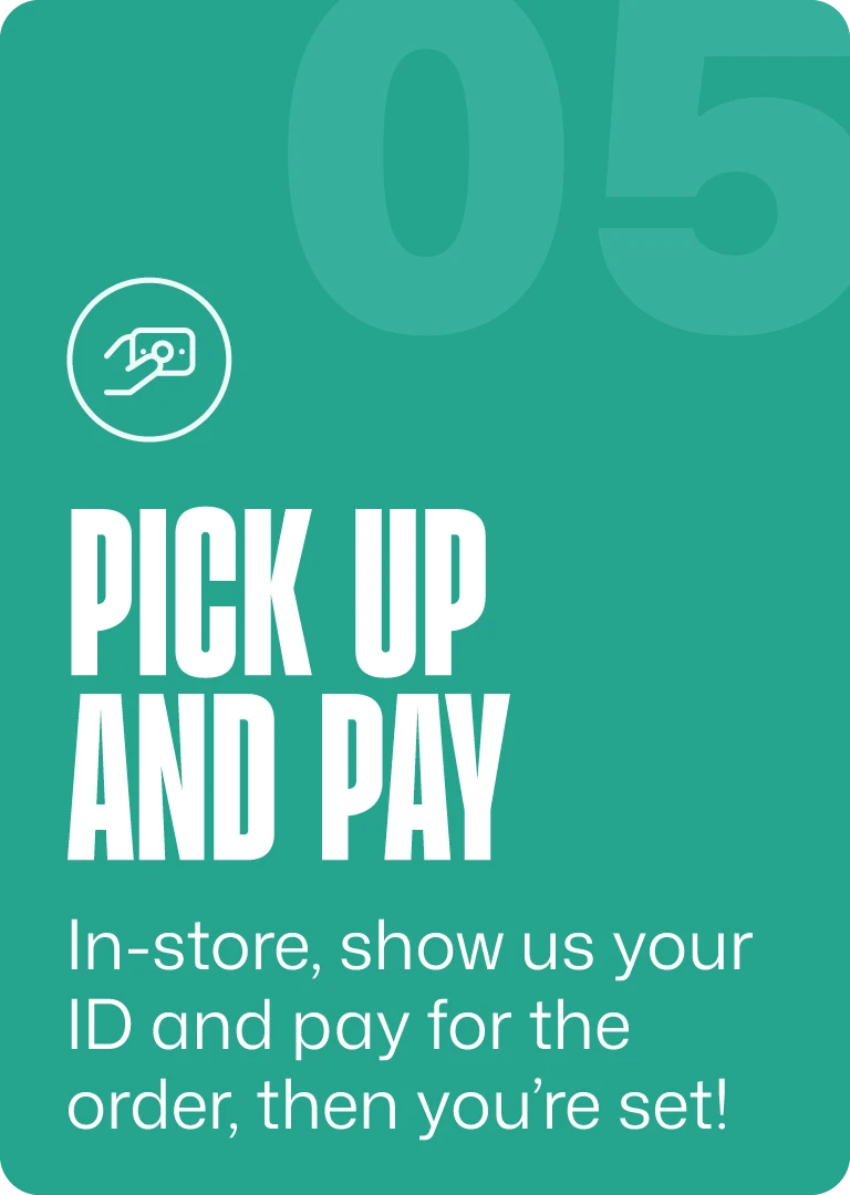 Pick up and pay