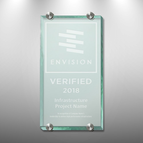 Verified Envision Award - Deluxe Glass