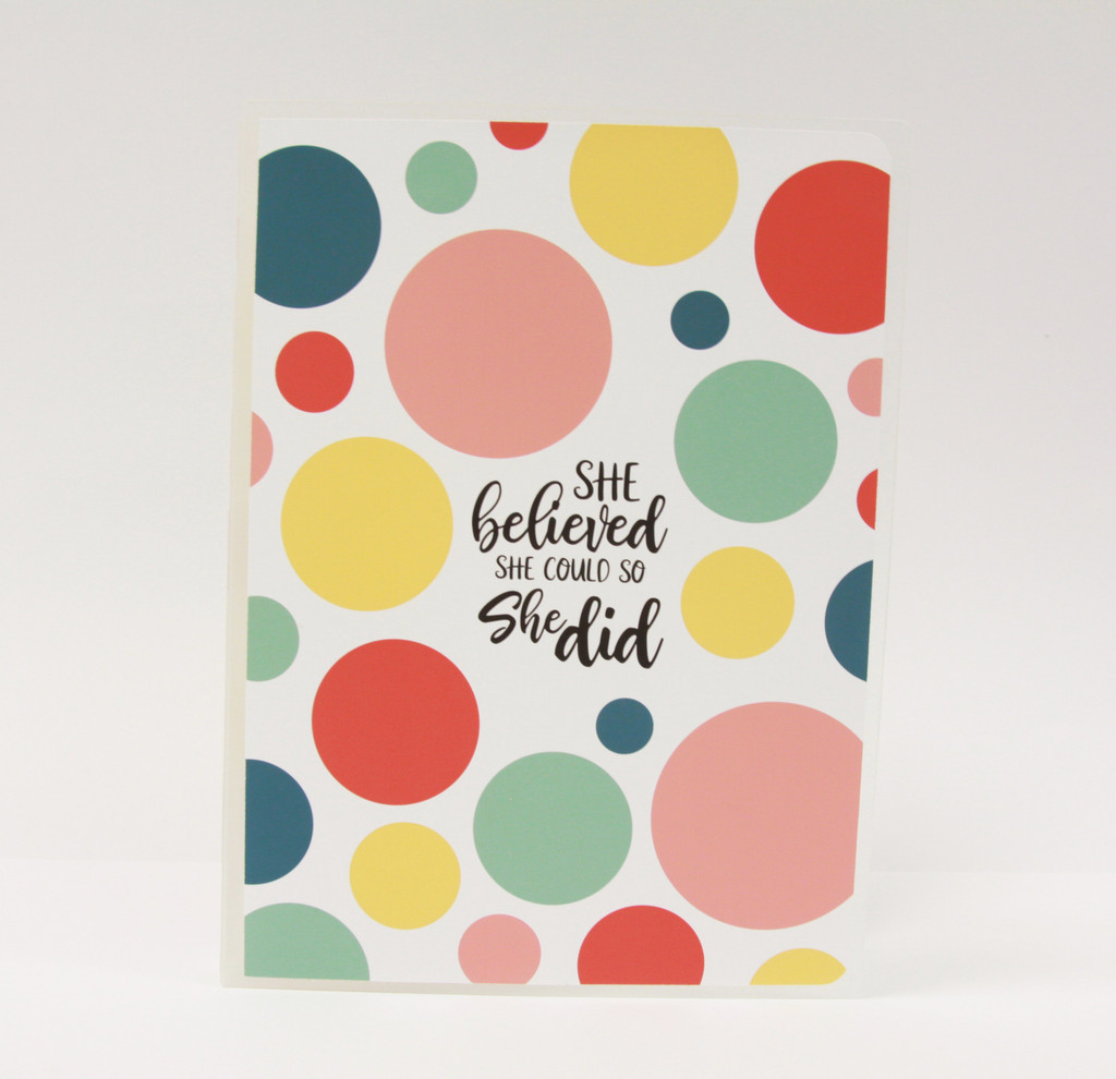 She Believed She Could and So She Did Sticker Album