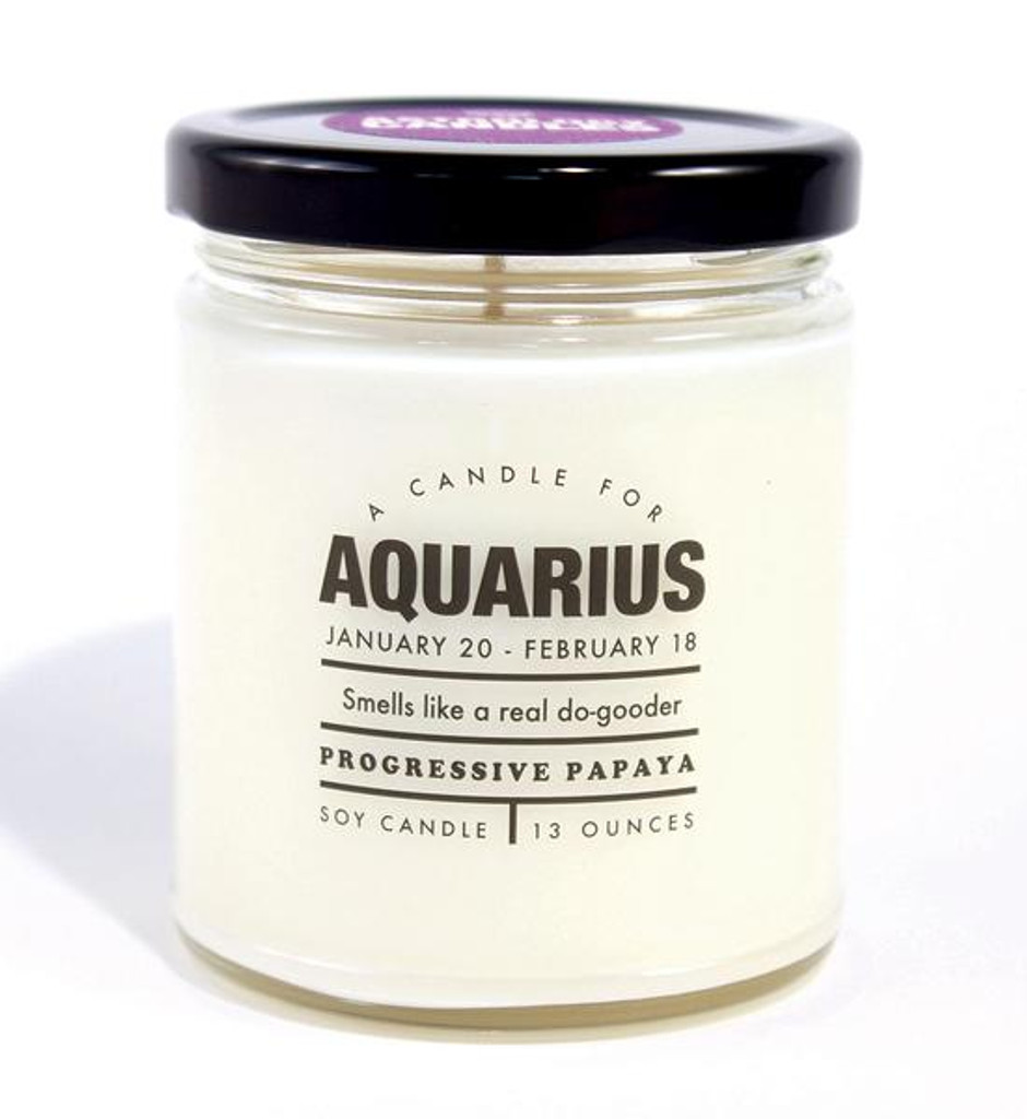 Aquarius - Astrology Candle