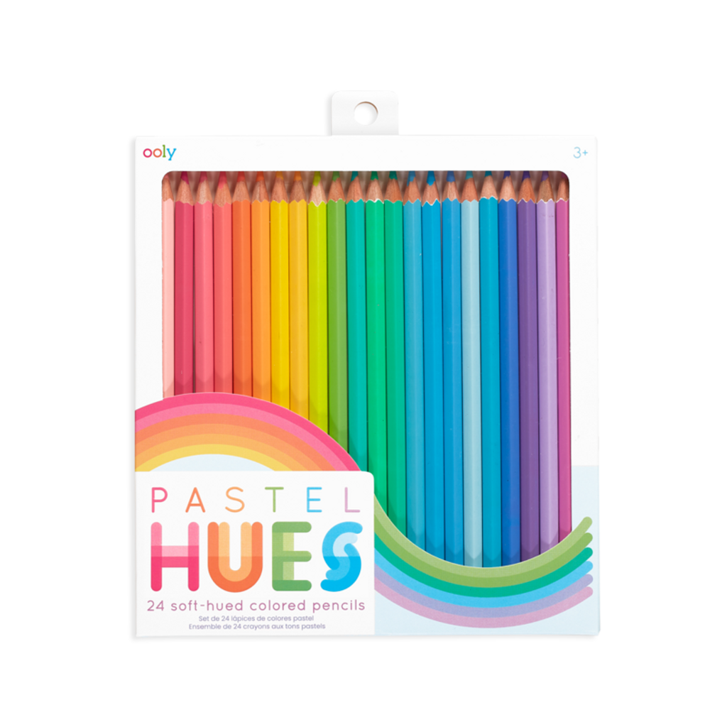 Pastel Hues Colored Pencils- Set of 24