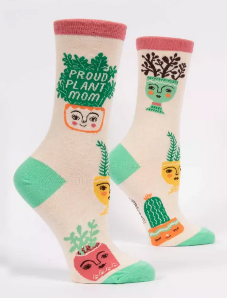 Proud Plant Mom Women's Crew Socks