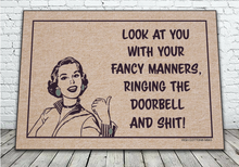 Fancy Manners Doormat