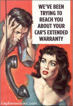 Extended Warranty Magnet