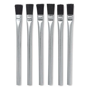 Set of 6 Hairpiece Adhesive Applicator Brushes Set of 6 Hairpiece Adhesive Applicator Brushes