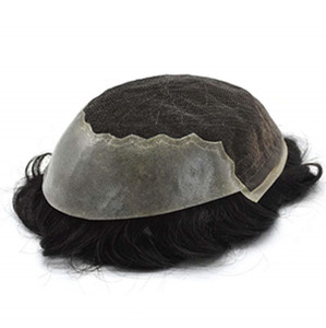 Pre-made Stock Thin Poly Skin Front with French Lace Back Pre-made Stock Thin Poly Skin Front with French Lace Back