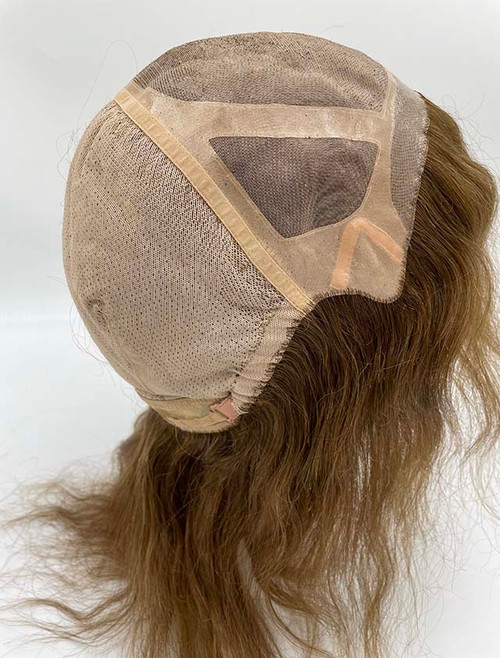 Experience ultimate luxury and style with our Lovely Remy Human Hair Wig, specifically designed for larger head sizes. Featuring a beautiful hand-tied full cap, stretchable back, and adjustable hooks, it promises a snug fit. The fine mono interior, clear poly tape tabs, and a warm #5 color elevate your style, while the 10” hair length offers versatility for various styling options.