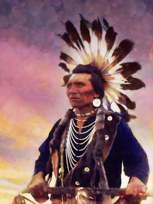 Chief Eagle Gallery Wrapped Canvas Limited Edition