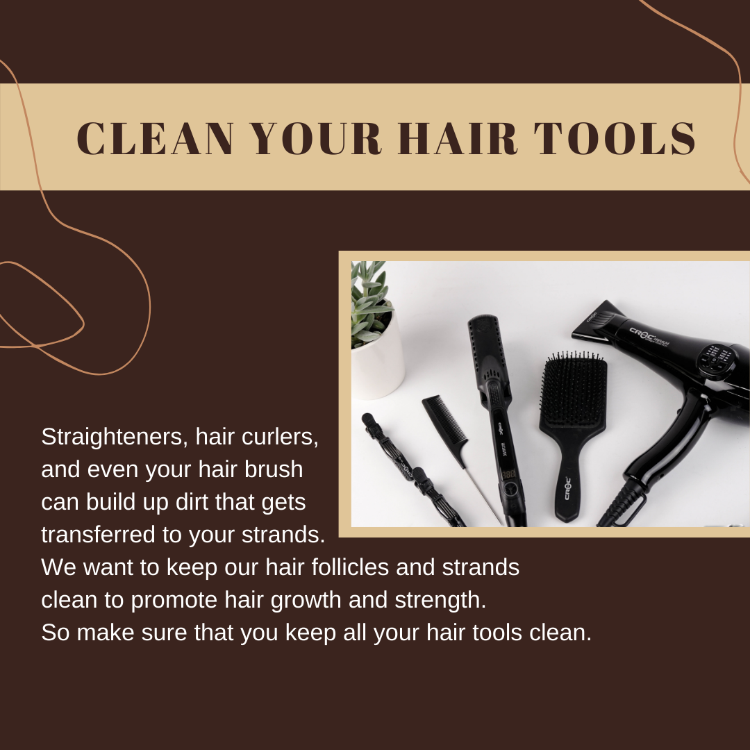 Clean Your Hair Tools Cindycut