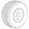 603773 TIRE WHEEL 26 X 12.00 12 BLACK Hustler