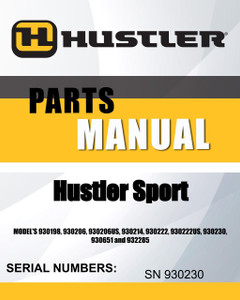 Hustler Sport SN 930230 parts manual - Hustler Lawn Mowers parts
