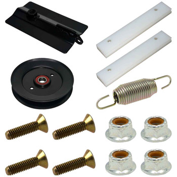 Idler Slide Complete Kit With Pulley For Hustler Mower Super Z 72 Model 942912