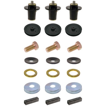 Complete Spindle Kit With Pulleys For Hustler HyperDrive 72" Model 943019