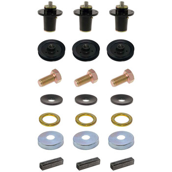 Complete Spindle Kit With Pulleys For Hustler Hustler Super S 52" Model 941393
