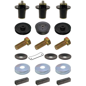 Complete Spindle Kit With Pulleys For Hustler Super SF 60" Model 943506