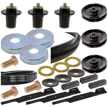 Complete Deck Moving Parts Maintenance Kit For Hustler Hustler Super S 60" Model 943175