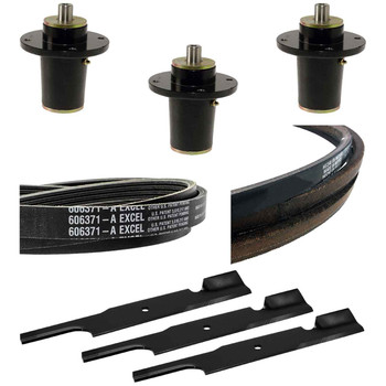 Spindle and Blade & Belt Kit For Hustler Hustler Super S 60" Model 943167