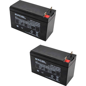 HUSTLER 607723 BATTERY AGM 12 VOLTS 9 AMPERES/HOURS HUSTLER MOWERS 607723 (2 Pack)