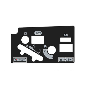 603915 - DECAL INSTRUMENT PANEL - Hustler